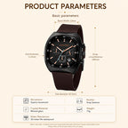 LONGBO LB83920 Live Edition Men's Modern Sport Watch - Sleek TV Shaped Rectangle Case Oil Pressed Dial 4:30 Date Lightweight Silicone Strap Wristwatch