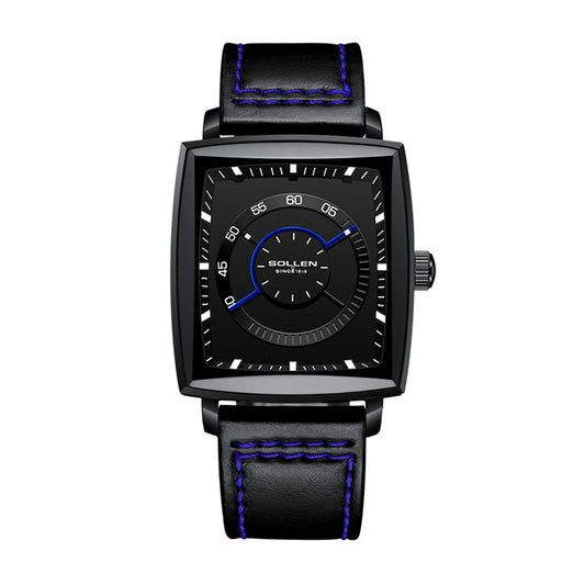 Sollen SL206 Quartz Watch - Men's Stainless Steel Mechanical Style Wristwatch