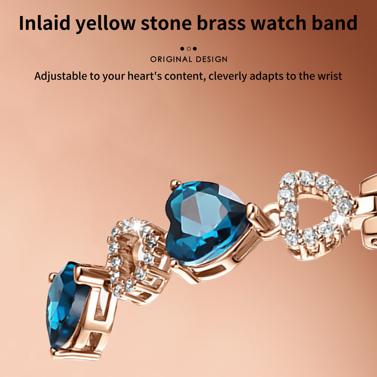 Sollen SL470 Quartz Watch - Women's Oval Peacock Blue Dial Faceted Prismatic Glass Jewelry Bracelet Wristwatch