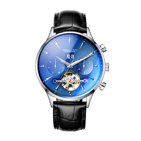 Sollen SL308 Automatic Watch - Men's Stainless Steel Mechanical Wristwatch