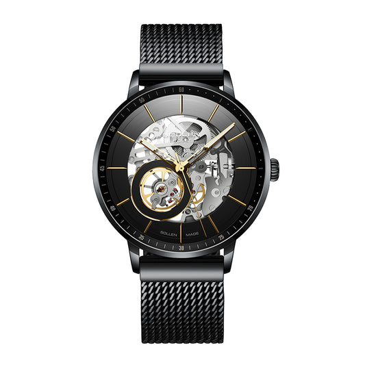 Sollen SL316 Automatic Watch - Men's Stainless Steel Mechanical Wristwatch