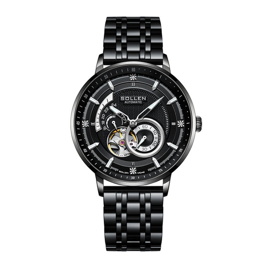 Sollen SL356 Automatic Watch - Men's Stainless Steel Mechanical Wristwatch