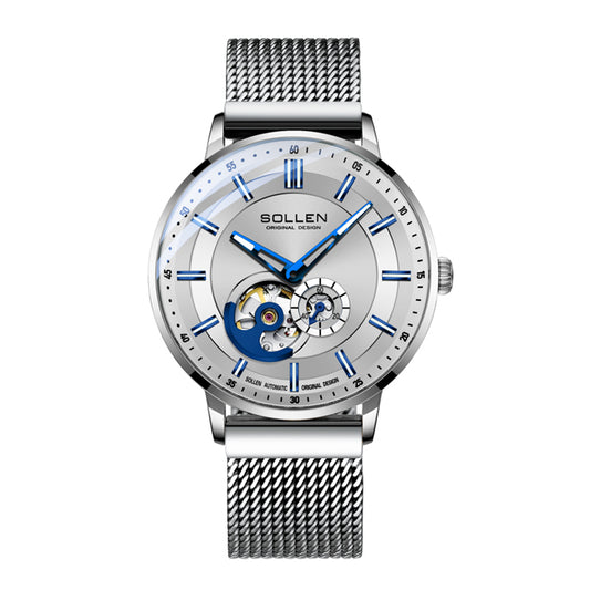 Sollen SL365 Automatic Watch - Men's Stainless Steel Mechanical Wristwatch