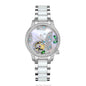 Sollen SL406 Women's Butterfly Open Heart Automatic Watch - 35mm Crystal Bezel Sapphire Crystal Miyota 90S5 Ceramic Bracelet Wristwatch