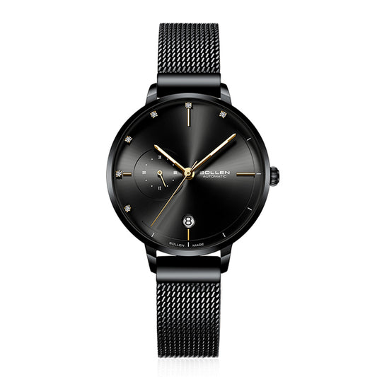 Sollen SL416 Automatic Watch - Women's Stainless Steel Mechanical Wristwatch
