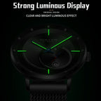 Sollen SL309 Men's Minimalist Automatic Mechanical Watch - 42mm Stainless Steel Case Slim 9.9mm Small Seconds Date Window Mesh Bracelet Wristwatch