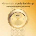 LX-1016 Quartz Watch - Live Edition Unisex Modern 40mm Ultra-Slim 8mm Case Faceted Cut Lens Full IPG Gold Plating Luxury 26mm Woven-Link Bracelet Timepiece