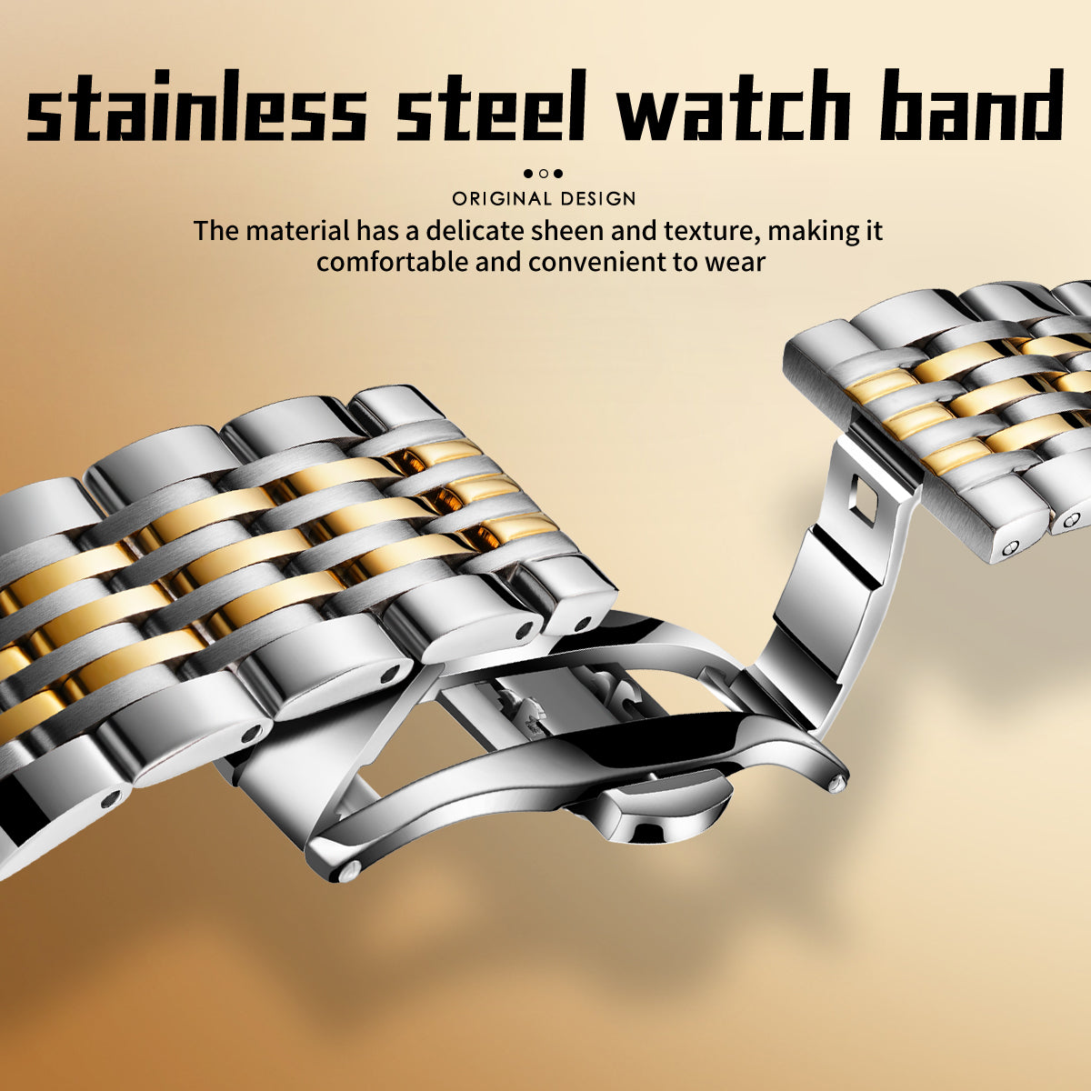 Sollen 9016 Automatic Watch - Men's Full Day Date Sunray Dial 9-Bead Stainless Steel Bracelet Wristwatch