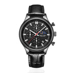 Sollen SL702 Quartz Watch - Men's Multi-Function Chronograph Moonphase Wristwatch