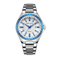 Sollen SL710 Quartz Watch - Men's World-Time Bezel Stainless Steel 3-Bead Bracelet Wristwatch