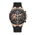 Sollen SL720 Chronograph Watch - Men's Multi-Function Textured Dial Performance Silicone Strap Wristwatch
