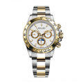 Sollen SL808 Multi-Function Watch - Men's Moonphase Sunray Dial Luminous Markers 3-Bead Stainless Steel Bracelet Wristwatch