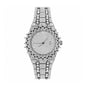 KDW KDW2427 Live Edition Men's Iced Out Watch - Luxury Spiked Starburst Bezel Pave Dial Baguette Crystals 3H Date Heavy Metal Band Hiphop Wristwatch