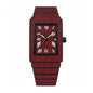 KDW KDW8315L Quartz Watch - Live Edition Women's Luxury 46mm Full Iced-Out Crystal Pavé Square Case Roman Numeral Day-Date Luminous Hands Fully Encrusted Link Bracelet Wristwatch