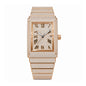KDW KDW8315L Quartz Watch - Live Edition Women's Luxury 46mm Full Iced-Out Crystal Pavé Square Case Roman Numeral Day-Date Luminous Hands Fully Encrusted Link Bracelet Wristwatch
