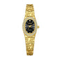 Labaoli LA631 Quartz Watch - Live Edition Women's Luxury Jewelry Elegant Crystal Bezel 3D Textured Embossed Bracelet Thin Bangle Wristwatch