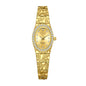 Labaoli LA631 Quartz Watch - Live Edition Women's Luxury Jewelry Elegant Crystal Bezel 3D Textured Embossed Bracelet Thin Bangle Wristwatch