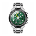 LONGBO LA80135G Live Edition Men's Sport Quartz Watch - 47mm Case Sporty Multi-Subdial Design Stainless Steel Bracelet Wristwatch