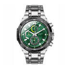 LONGBO LA80135G Live Edition Men's Sport Quartz Watch - 47mm Case Sporty Multi-Subdial Design Stainless Steel Bracelet Wristwatch