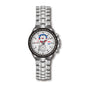 LONGBO LB80226G Live Edition Men's Aviation Pilot Quartz Watch - 46mm Silver Case World Time Bezel Multi-Gauge Dial Stainless Steel Bracelet Wristwatch