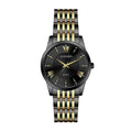 LONGBO LB83136G Quartz Watch - Live Edition Men's Classic Slim Executive XII Roman Index Multi-Bead Steel Link Bracelet Wristwatch