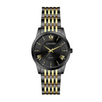 LONGBO LB83136G Quartz Watch - Live Edition Men's Classic Slim Executive XII Roman Index Multi-Bead Steel Link Bracelet Wristwatch
