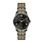 LONGBO LB83136G Quartz Watch - Live Edition Men's Classic Slim Executive XII Roman Index Multi-Bead Steel Link Bracelet Wristwatch