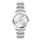 LONGBO LB83136G Quartz Watch - Live Edition Men's Classic Slim Executive XII Roman Index Multi-Bead Steel Link Bracelet Wristwatch
