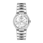 LONGBO LB83668G Quartz Watch - Live Edition Men's Classic Silver Slim Luminous Hands Roman Crystal Index Steel Link Bracelet Wristwatch