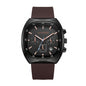 LONGBO LB83920 Live Edition Men's Modern Sport Watch - Sleek TV Shaped Rectangle Case Oil Pressed Dial 4:30 Date Lightweight Silicone Strap Wristwatch