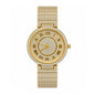 MISSFOX V377L Live Edition Men's Fully Iced Out Quartz Watch - 44mm Case Roman Numerals Pave Diamond Dial Coated Glass Metal Band Wristwatch