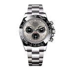 MOLDOA MLDA59 Live Edition Men's Tachymeter Bezel Chronograph Quartz Watch - 45mm Case Triple Subdial 4:30 Date Window Metal Band Wristwatch