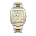 REWARD RD 813149M Quartz Watch - Live Edition Men's Luxury Octagonal Cushion Case Full Chronograph Luminous Hands Date Window Stainless Steel Band Wristwatch