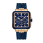 REWARD RD 833569M Quartz Watch - Live Edition Men's Luxury Bold Square Case Full Chronograph Luminous Hands Date Window Sport Silicone Strap Wristwatch