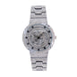 LOOK WORLD RKS257 Live Edition Men's Iced Out Watch - Luxury Full Crystals Encrusted Round Case Creative Spinning Dollar Sign Dial Metal Band Hiphop Wristwatch