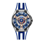 RNV RNV81061 Quartz Watch - Live Edition Men's Heavy Sport 45mm Supercar Wheel Hub Illusion Dial Luminous Facing Racing Stripe Sport Strap Wristwatch