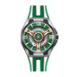 RNV RNV81061 Quartz Watch - Live Edition Men's Heavy Sport 45mm Supercar Wheel Hub Illusion Dial Luminous Facing Racing Stripe Sport Strap Wristwatch
